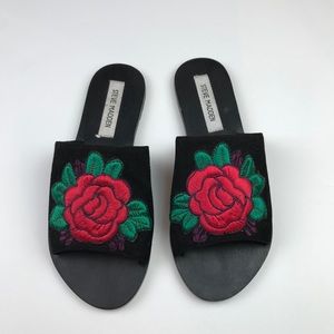 Steve Madden Anne Rose Suede Slide 7.5